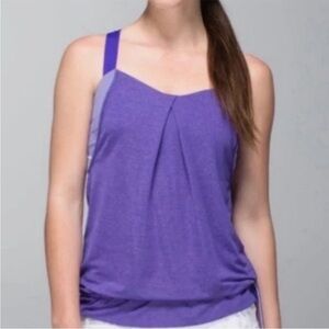 Lululemon Rest Less Tank Bruised Berry Purple Size 2